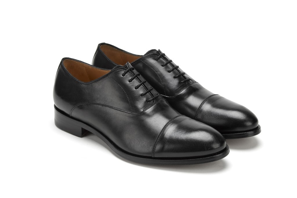 Cap Toe Oxfords Handmade Leather Shoes for Men