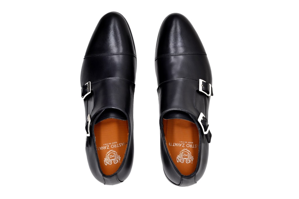 Double Monk Strap Party Shoes for Men